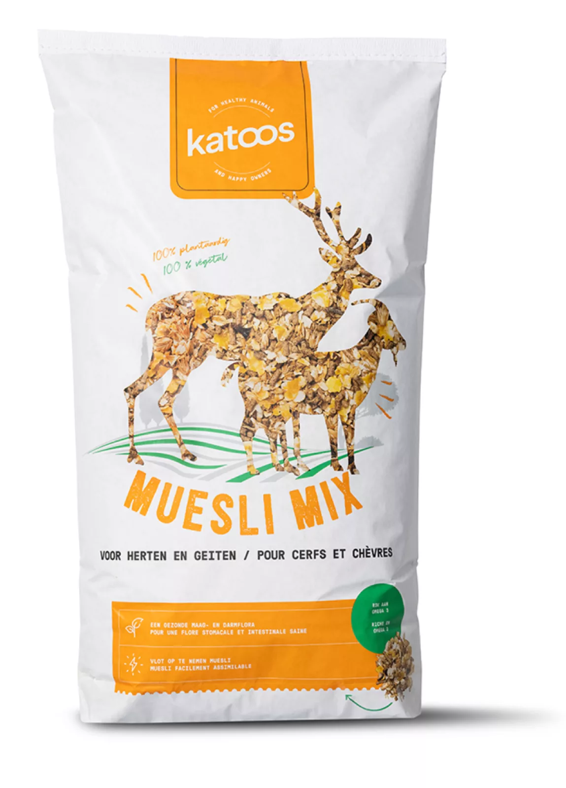 Muesli mix voor herten en geiten