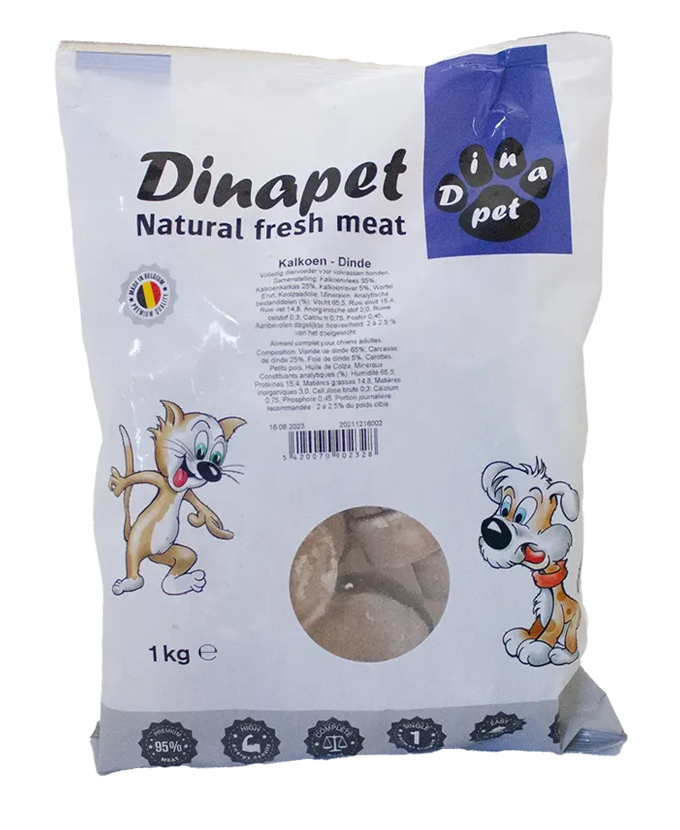 Dinapet hamburgers Kalkoen