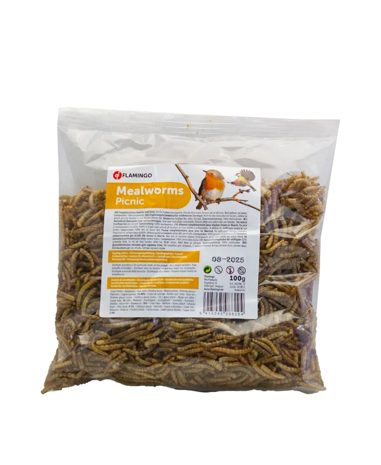 Gedroogde meelwormen