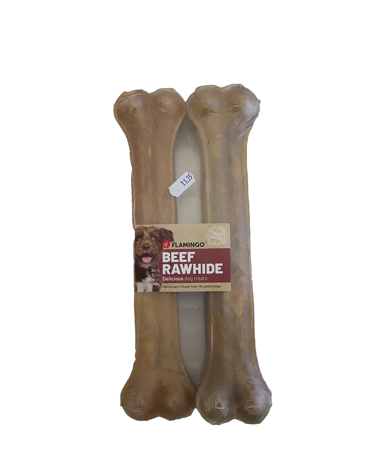Flamingo Beef Rawhide (Large)