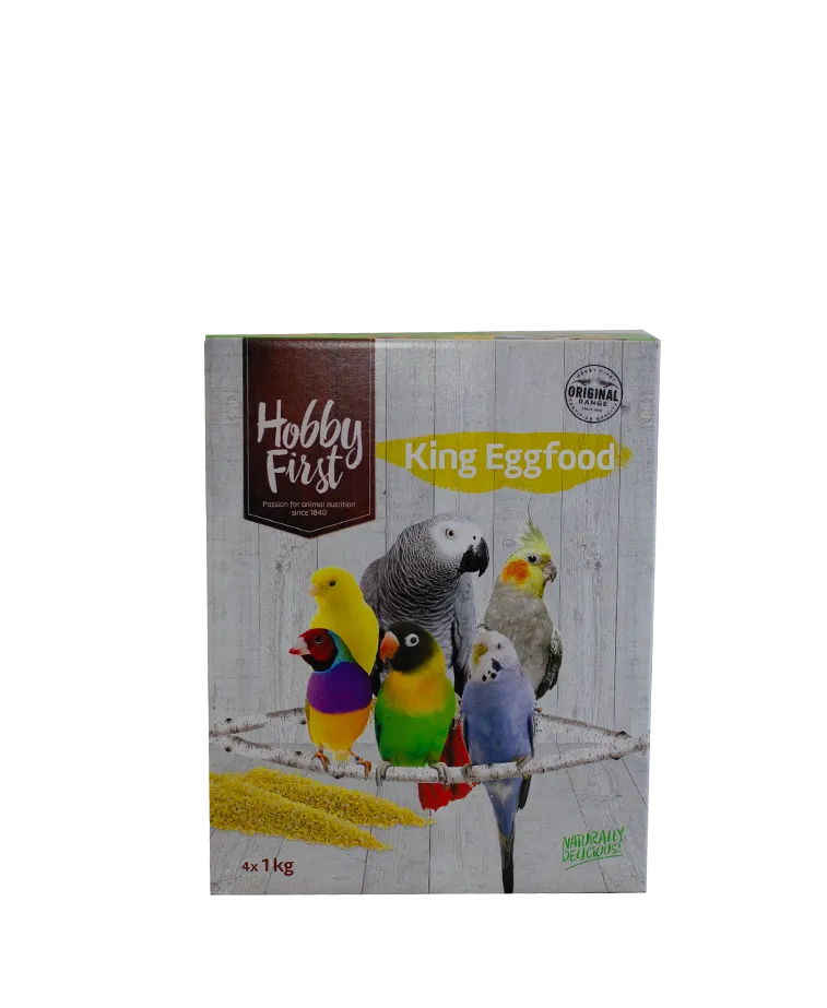 HobbyFirst King Eggfood 4 x 1kg