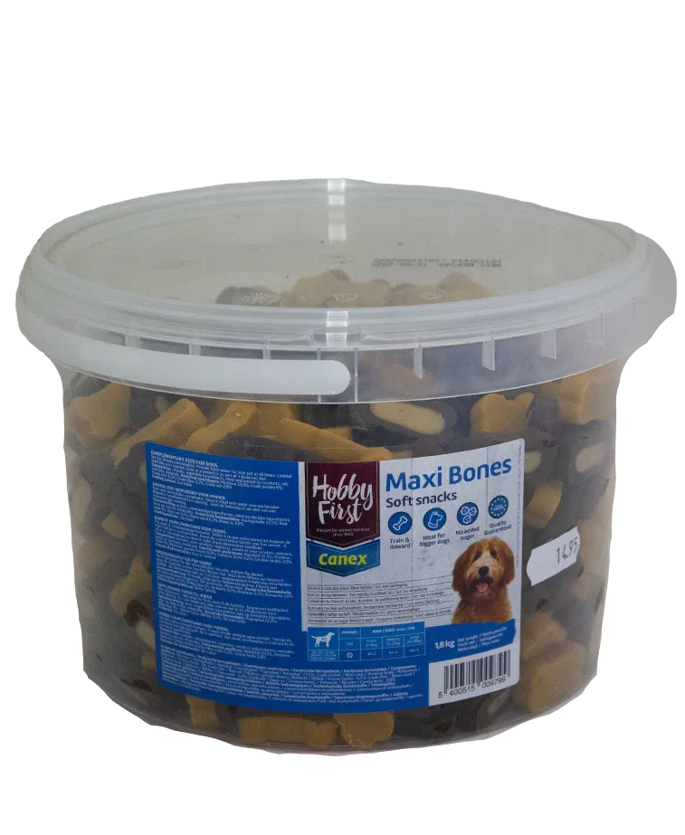HobbyFirst Soft Snacks Maxi Bones 1,8kg