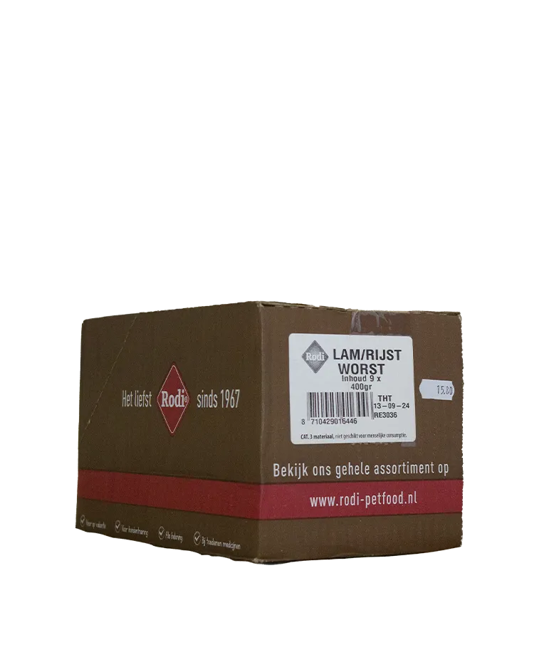 Rodi doos 9x400g Lam/rijst