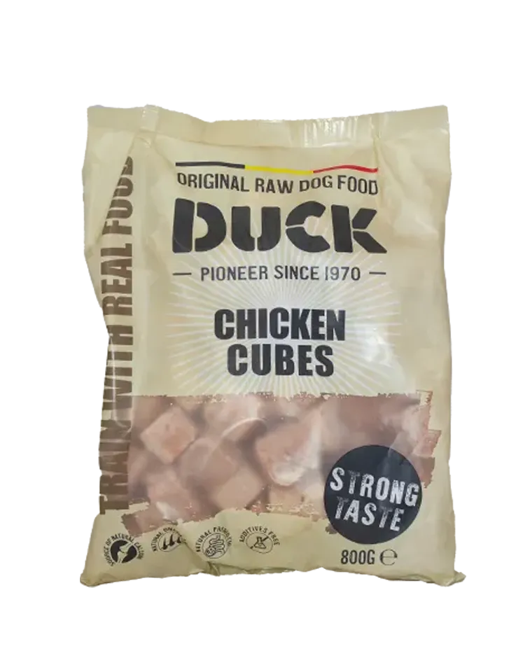DUCK Reward food CHICKEN CUBES 800g