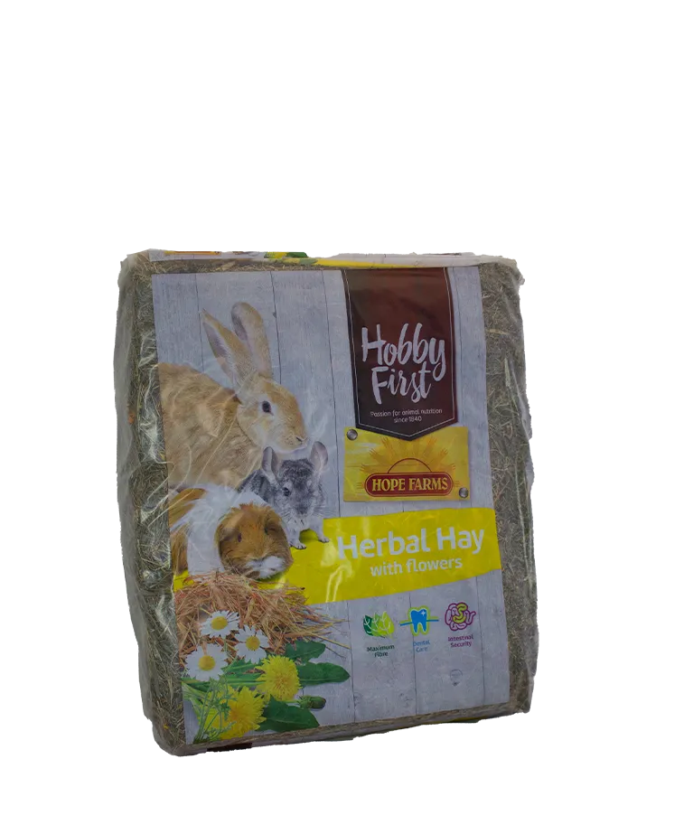 HobbyFirst Herbal Hay met bloemen 1kg